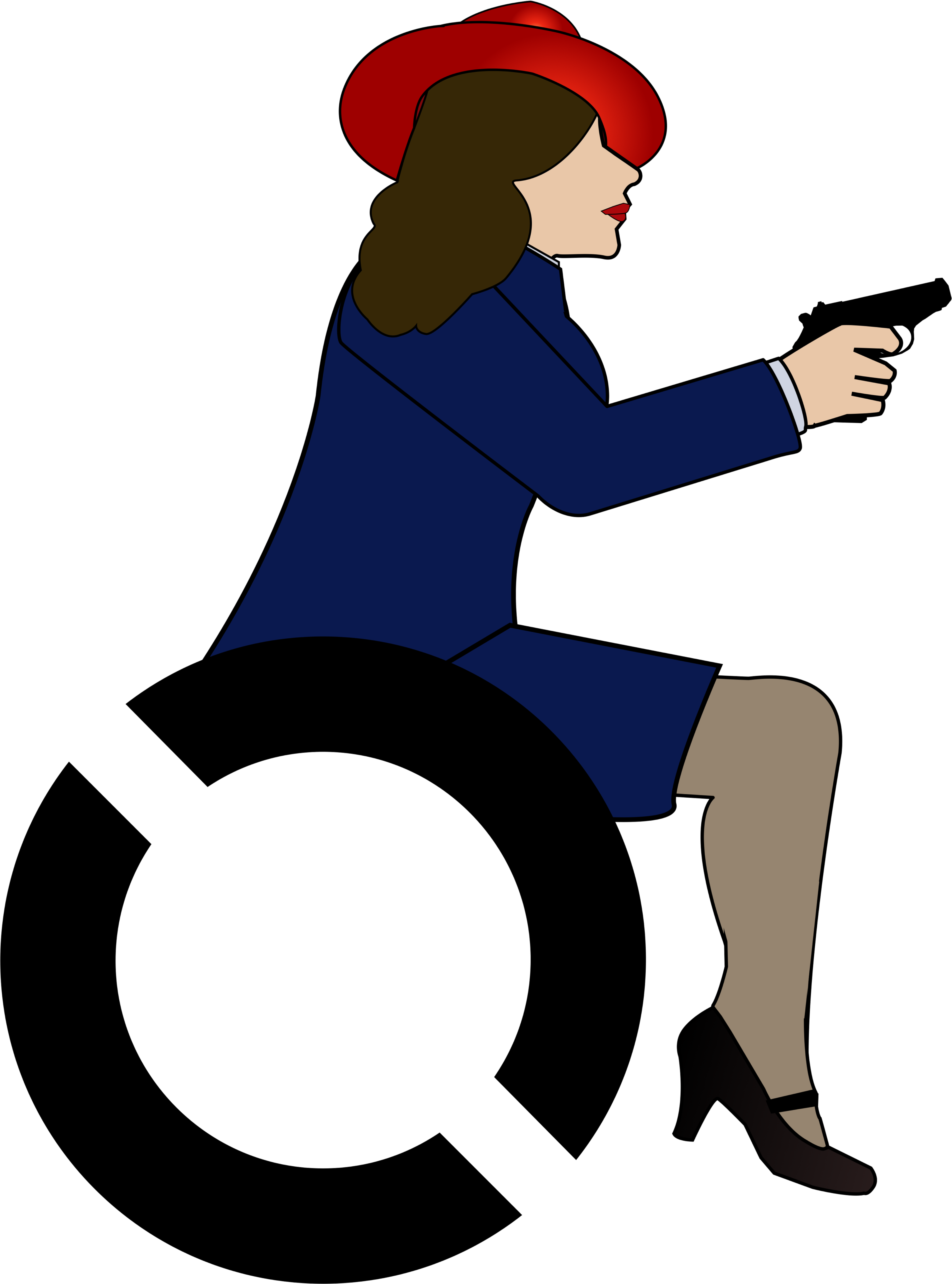 Collection Of Free Dishable Clipart Download On - Transparent Disabled Person (5548x7479)