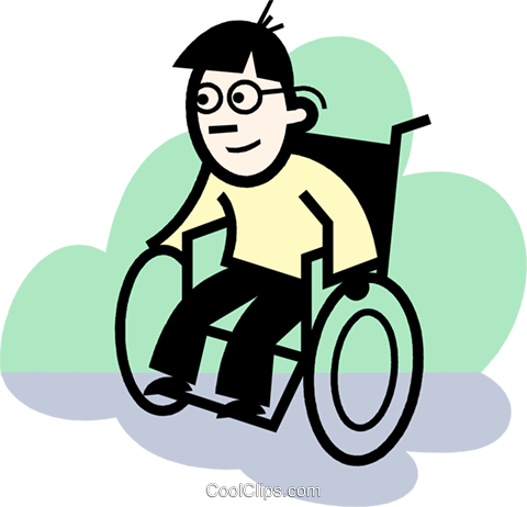 People With Disabilities Royalty Free Vector Clip Art - People With Disabilities Royalty Free Vector Clip Art (480x462)