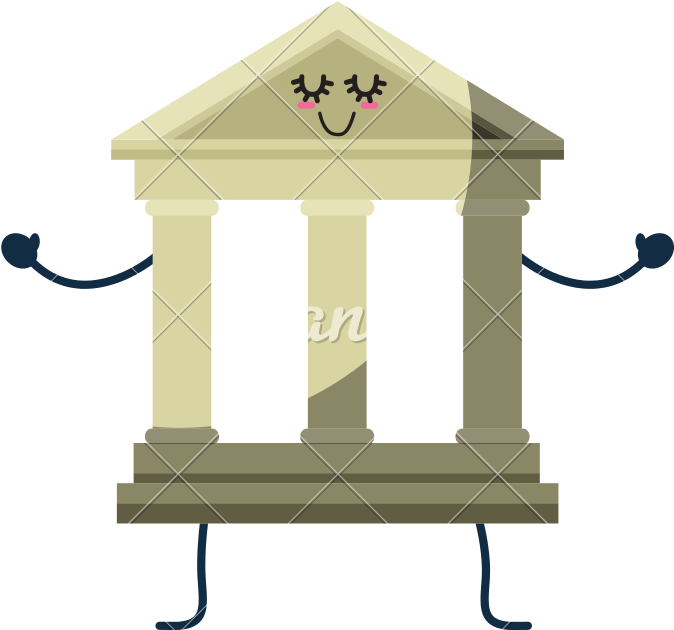 University Building Cartoon - Illustration (800x800)
