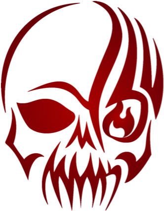 Black Skull Logo - Black Skull Logo (332x427)