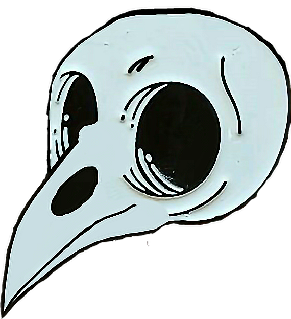 I Love Crows • • Animal Halloween Crow Skull Scary - I Love Crows • • Animal Halloween Crow Skull Scary (570x624)