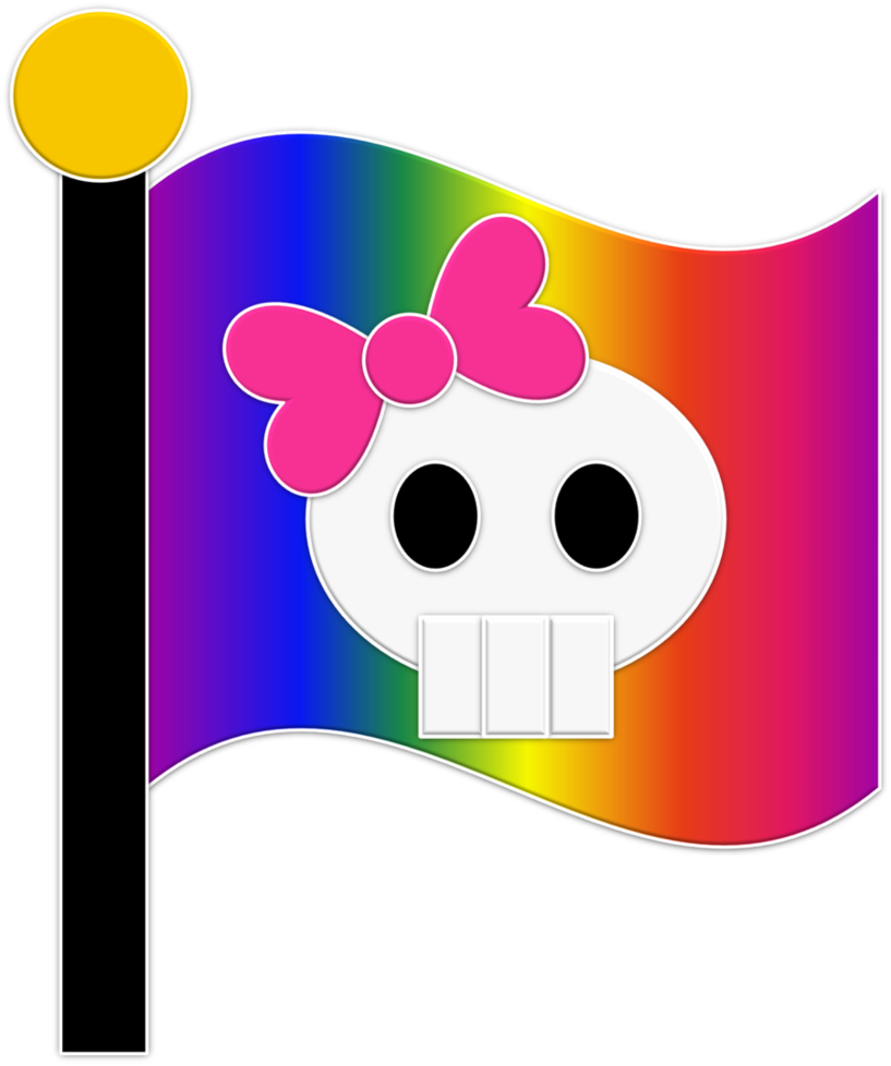 Explore Rainbow Flag, A Skull, And More - Explore Rainbow Flag, A Skull, And More (817x978)