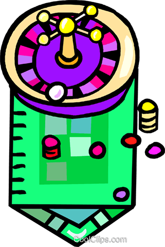 Roulette-tisch Vektor Clipart Bild - Roulette-tisch Vektor Clipart Bild (321x480)