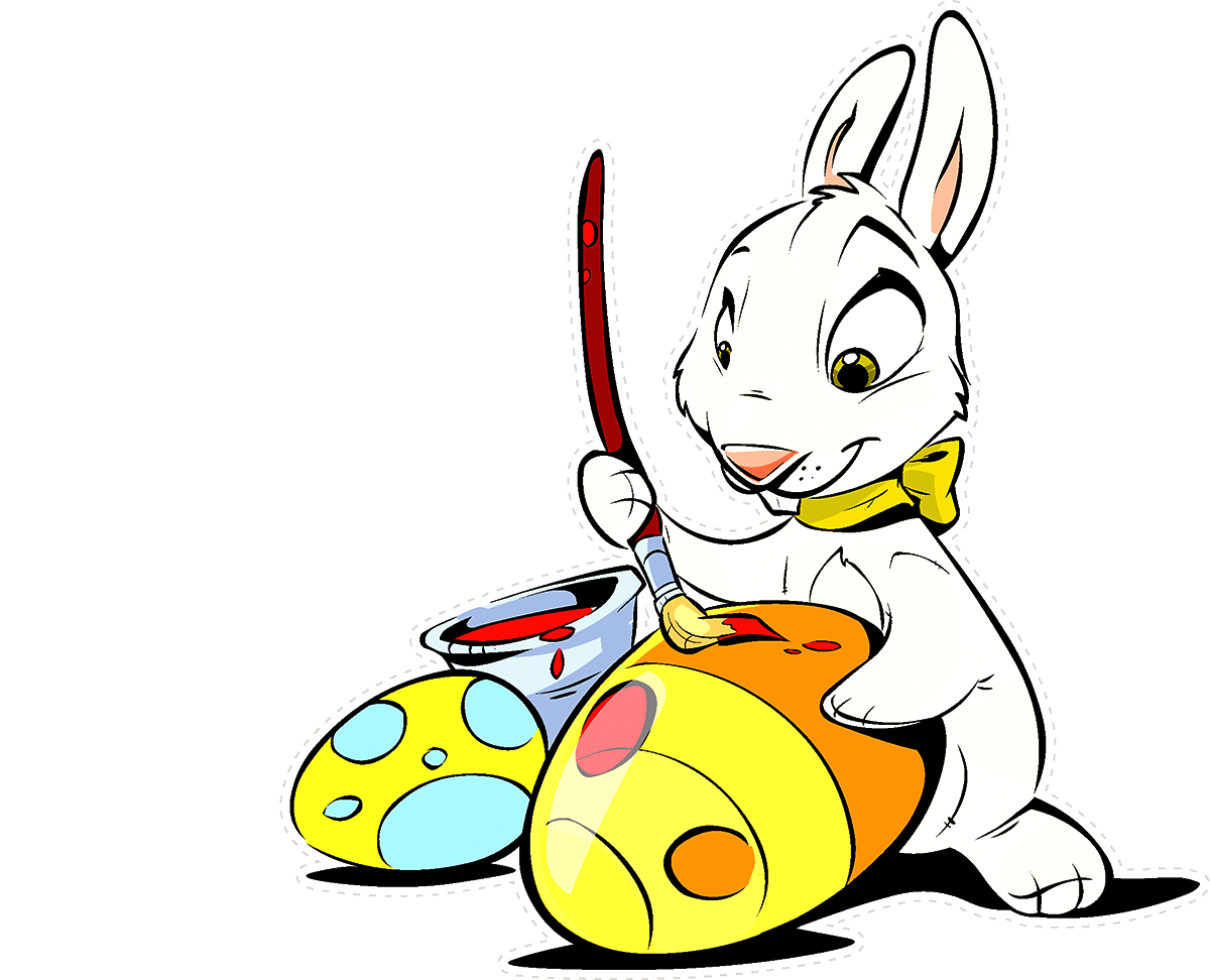 Bunny Clip Egg Clipart - Bunny Clip Egg Clipart (1200x972)
