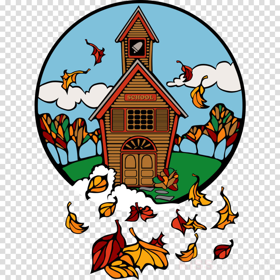 School In Fall Clipart School Of Education Clip Art - School In Fall Clipart School Of Education Clip Art (900x900)
