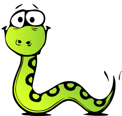 Garter Snake Clipart Border - Garter Snake Clipart Border (400x382)