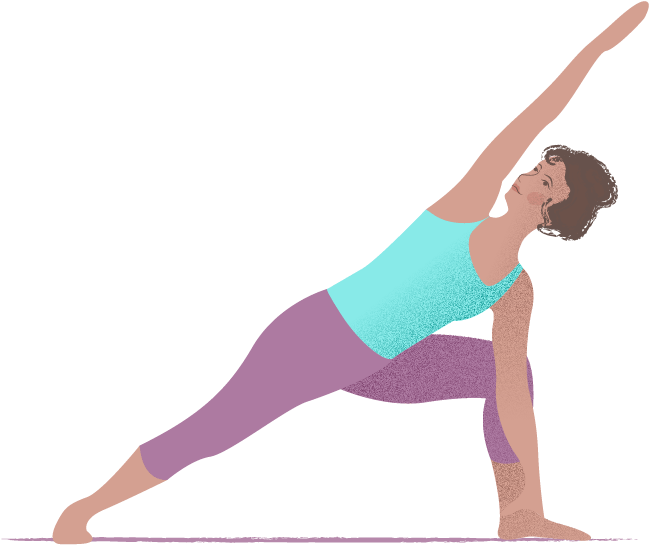 Parsvakonasana, Yoga For Runners - Parsvakonasana, Yoga For Runners (667x565)