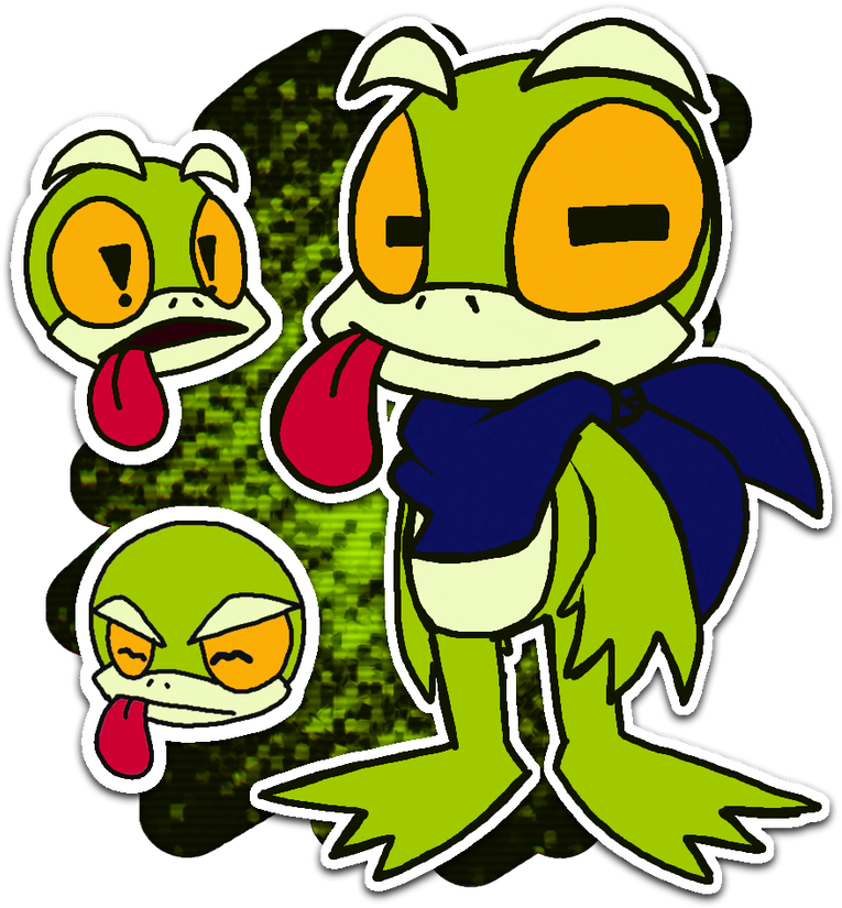 Buggy 'bugeye' The Frog By Scribblezstarz - Buggy 'bugeye' The Frog By Scribblezstarz (888x900)