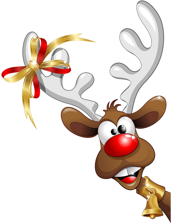 Humour Claus Christmas Santa Reindeer Png Image High - Humour Claus Christmas Santa Reindeer Png Image High (599x816)