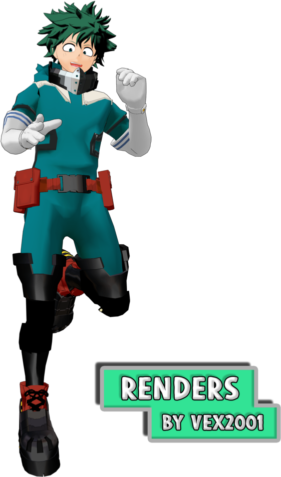 Clip Art Izuku Midoriya Gamma Render - Clip Art Izuku Midoriya Gamma Render (808x988)
