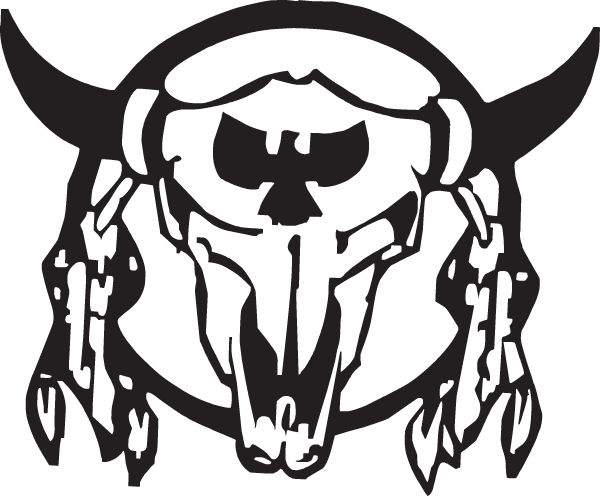 Svg Free Stock Buffalo Skull Clipart - Svg Free Stock Buffalo Skull Clipart (600x496)