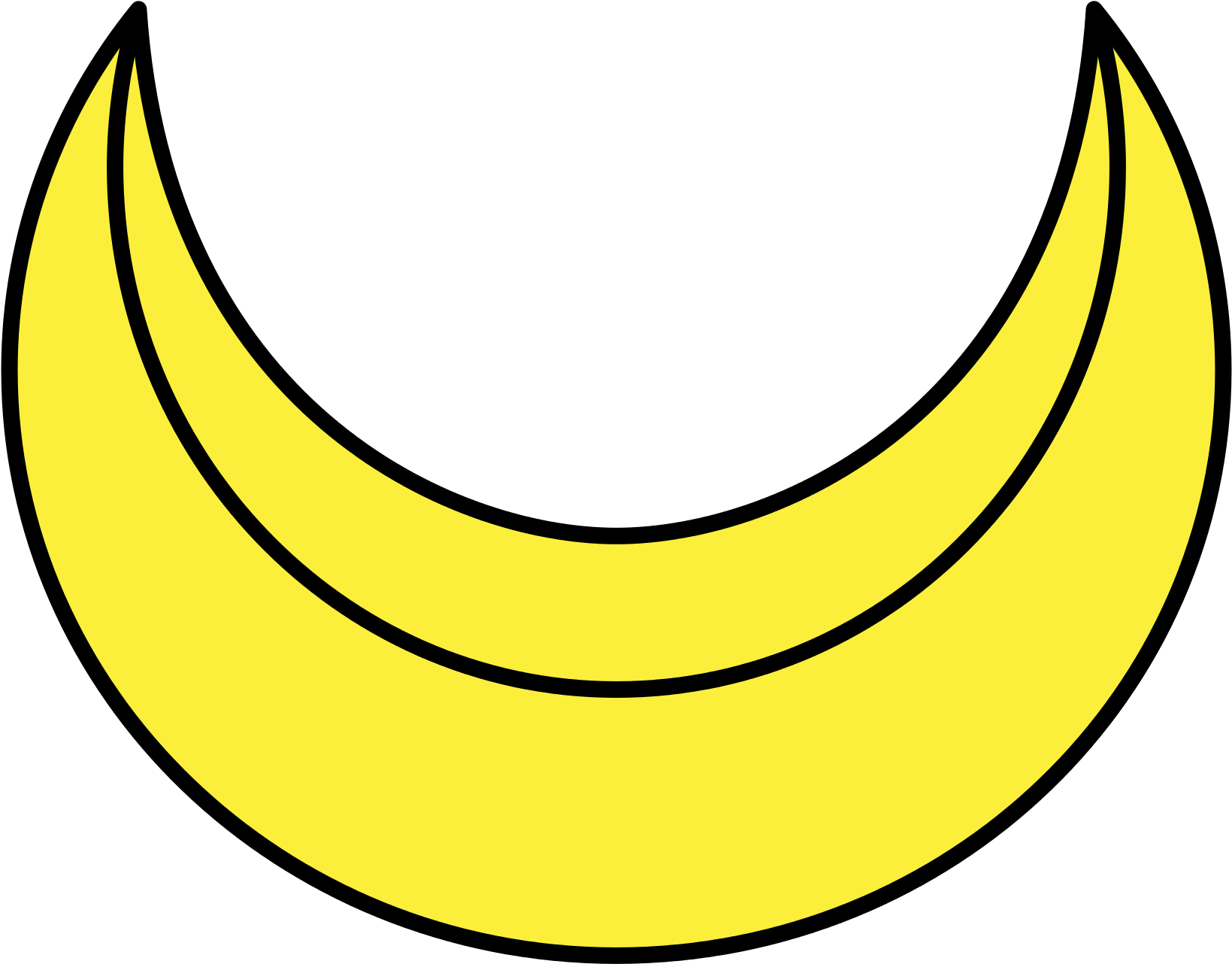 File Heraldic Crescent Svg Wikimedia Commons Rh Commons - File Heraldic Crescent Svg Wikimedia Commons Rh Commons (2000x1600)