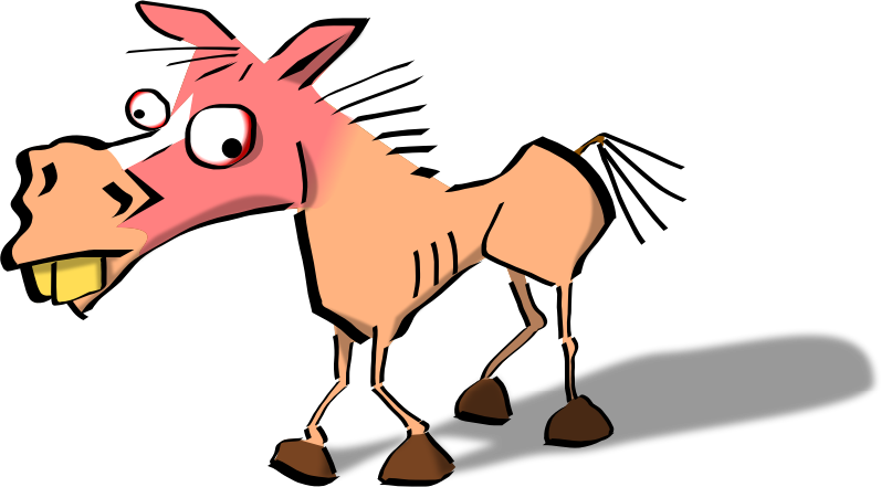 Crazy Horse Memorial Mule Cartoon Drawing - Crazy Horse Memorial Mule Cartoon Drawing (797x441)