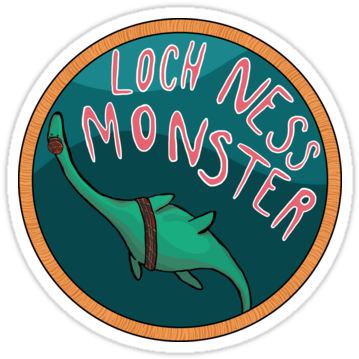 Nessie Sticker 2 By Lawtoons $2 - Nessie Sticker 2 By Lawtoons $2 (375x360)