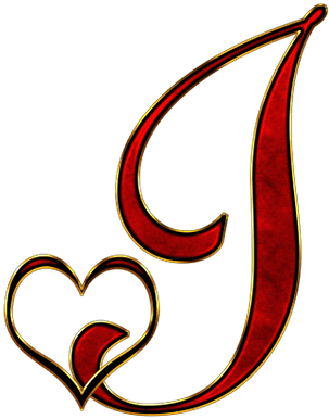 Valentine Capital Letter J - Valentine Capital Letter J (400x400)