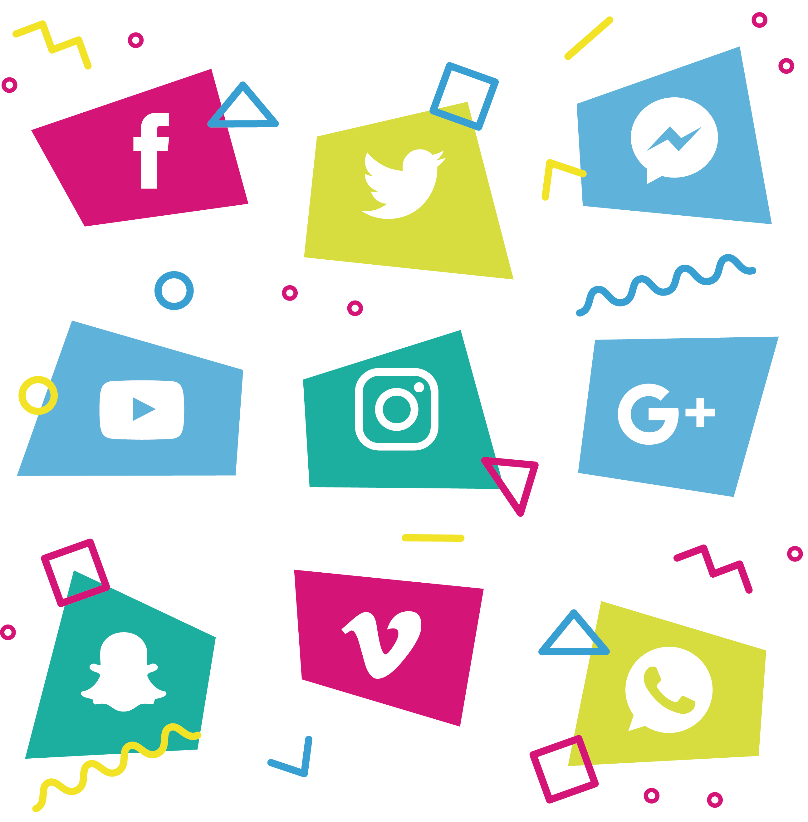 Social Media Png Icons Download - Social Media Png Icons Download (2589x2634)