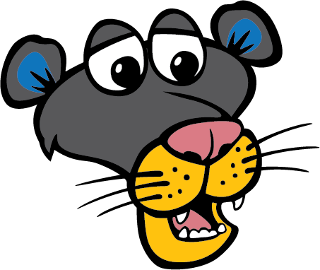 Home Of The Panthers Mascot - Home Of The Panthers Mascot (453x382)