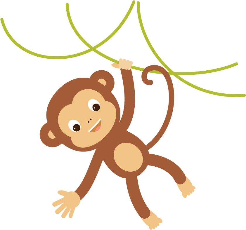 Monkey Cartoon Png - Monkey Cartoon Png (850x850)