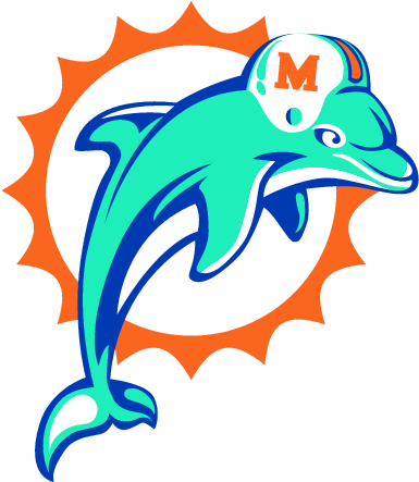 Logo Clipart Miami Dolphins - Logo Clipart Miami Dolphins (403x464)