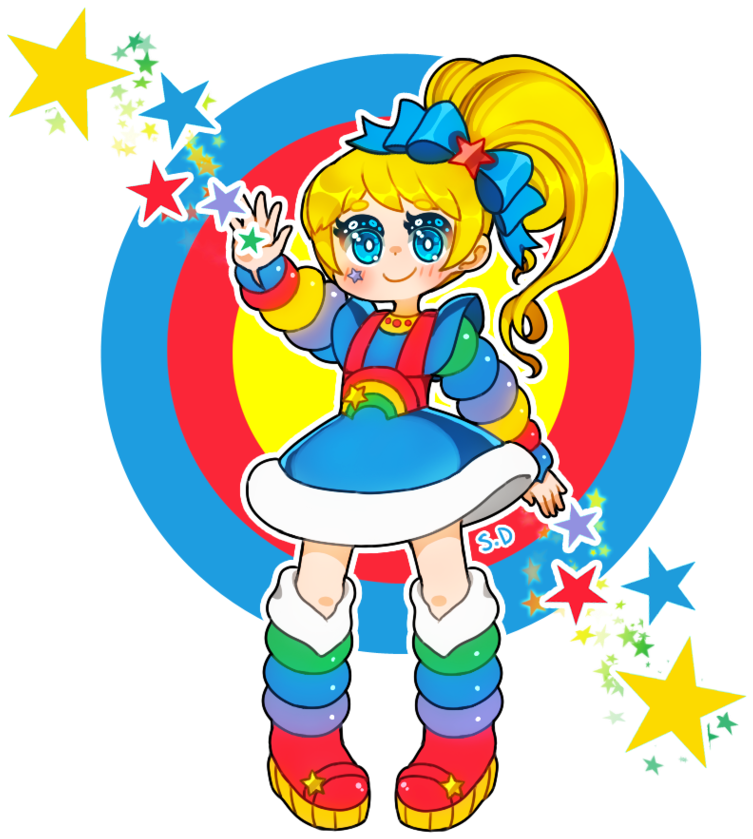 Rainbow Brite By Vocaloid Mirai - Rainbow Brite By Vocaloid Mirai (921x867)