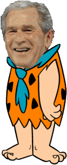 The Presidents As Cartoon George Bush Fred - The Presidents As Cartoon George Bush Fred (334x640)