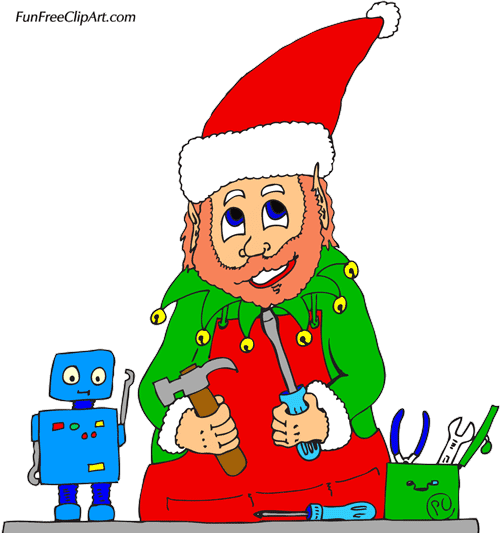 Clip Art Clipart Santa Claus Christmas Tree Clip Art - Clip Art Clipart Santa Claus Christmas Tree Clip Art (500x533)