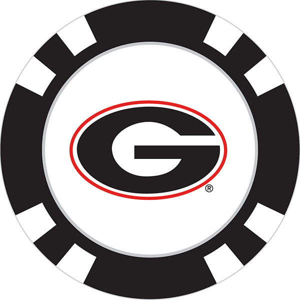 Georgia Bulldogs Poker Chip - Georgia Bulldogs Poker Chip (600x600)