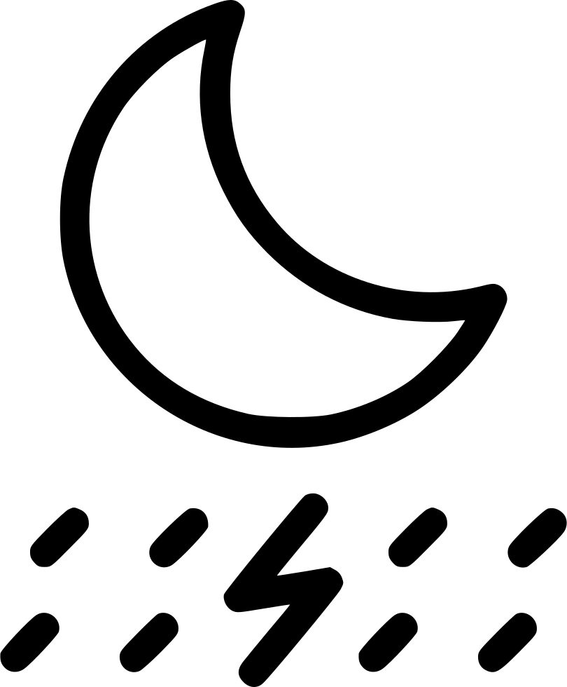 Lightning Night Thunder Moon Rainfall Rain Comments - Lightning Night Thunder Moon Rainfall Rain Comments (810x980)