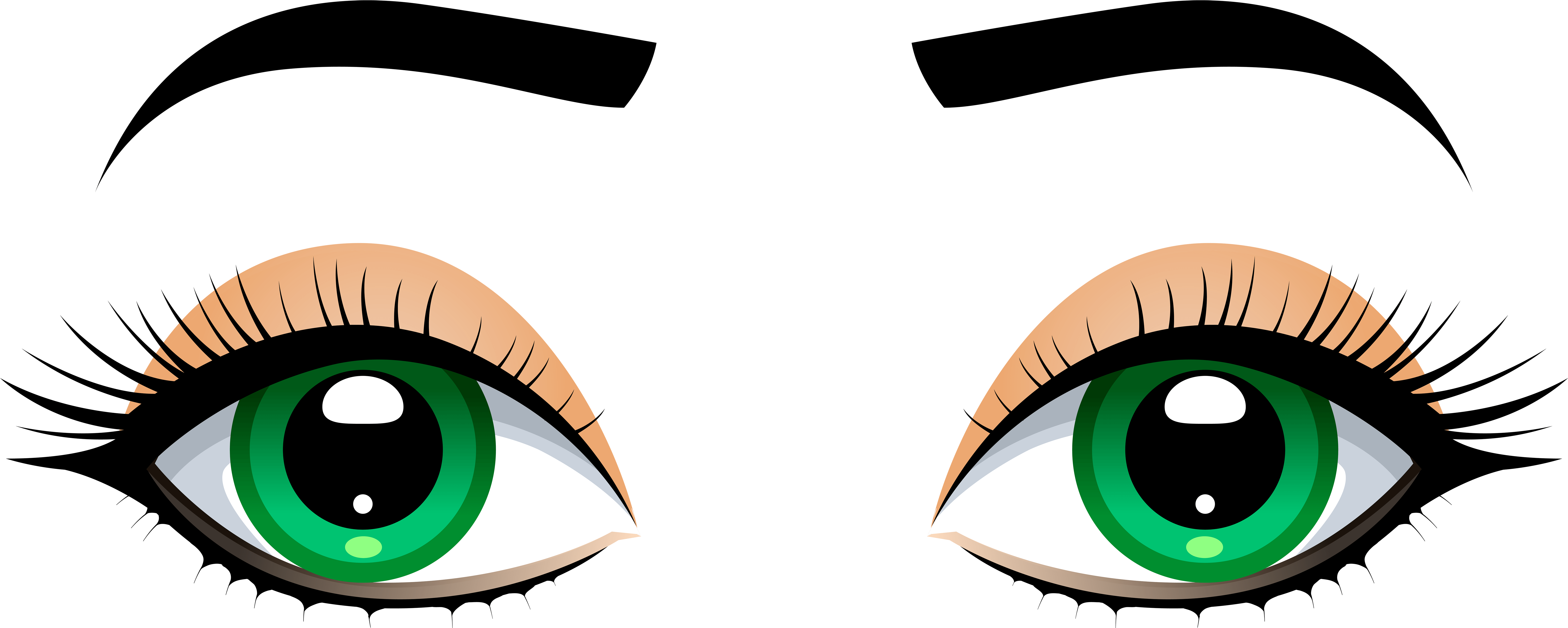 Download and share clipart about Free Png Female Eyes With Eyebrows Png Ima...