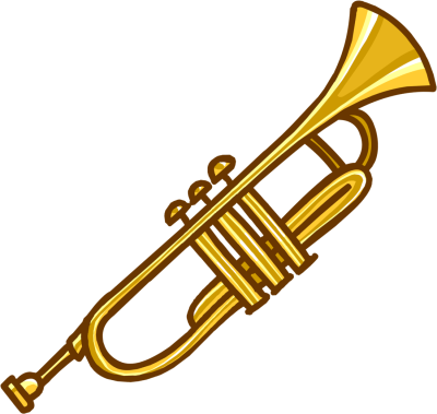 Image Emoticon Trumpet - Image Emoticon Trumpet (400x379)