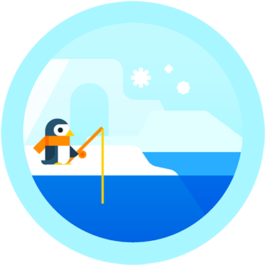 Penguin March Badge - Penguin March Badge (386x386)