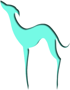 Art Greyhound Silhouette By E Drawings - Art Greyhound Silhouette By E Drawings (452x700)