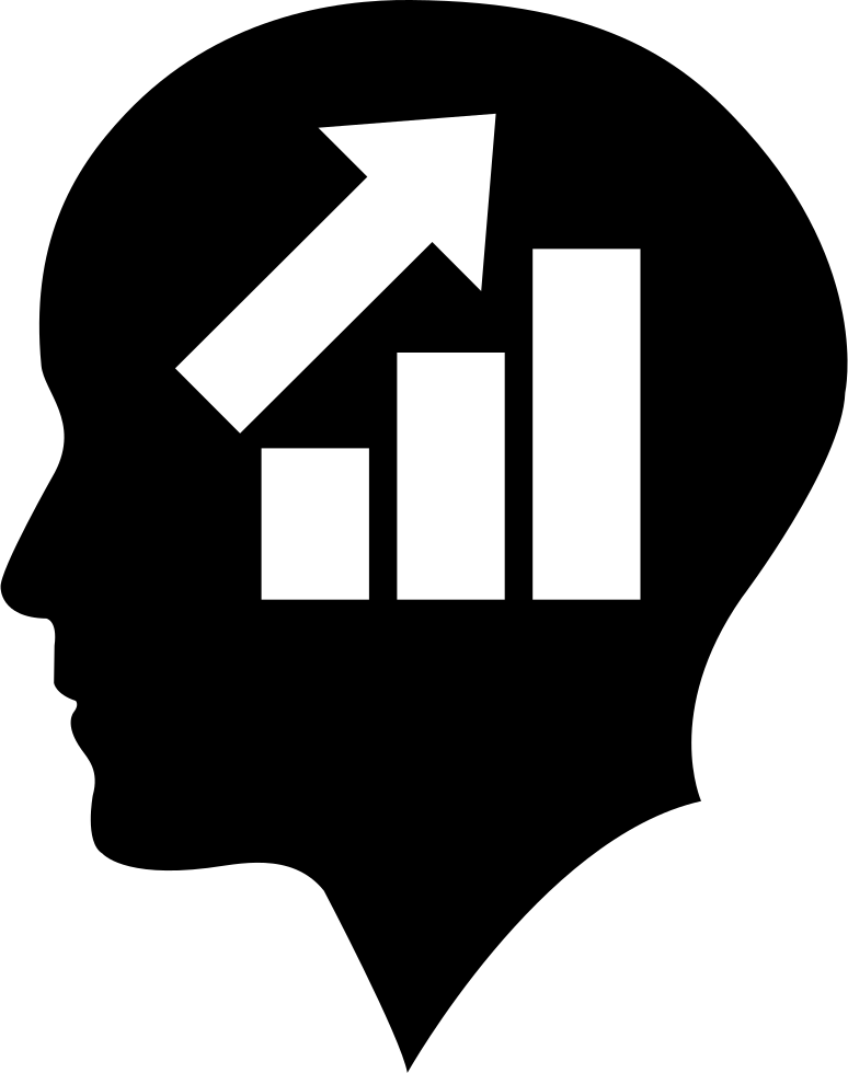 Bald Head Of A Businessman With Ascendant Graphic Of - Bald Head Of A Businessman With Ascendant Graphic Of (774x980)
