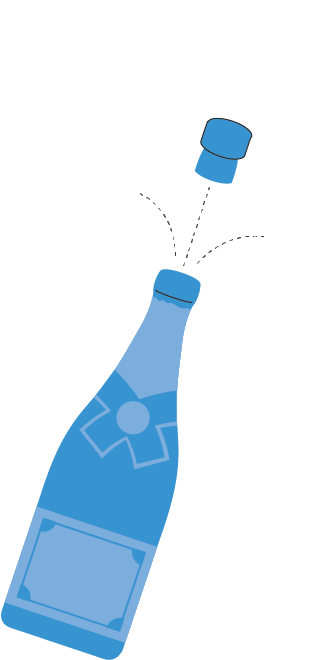 Champagne Bottles Popped - Champagne Bottles Popped (337x678)