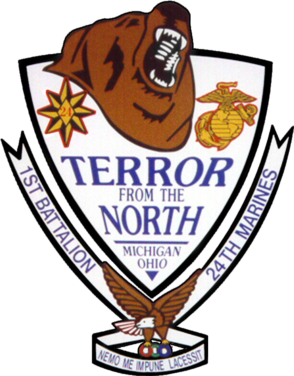 1st Battalion 24th Marines Memorial - 1st Battalion 24th Marines Memorial (607x770)