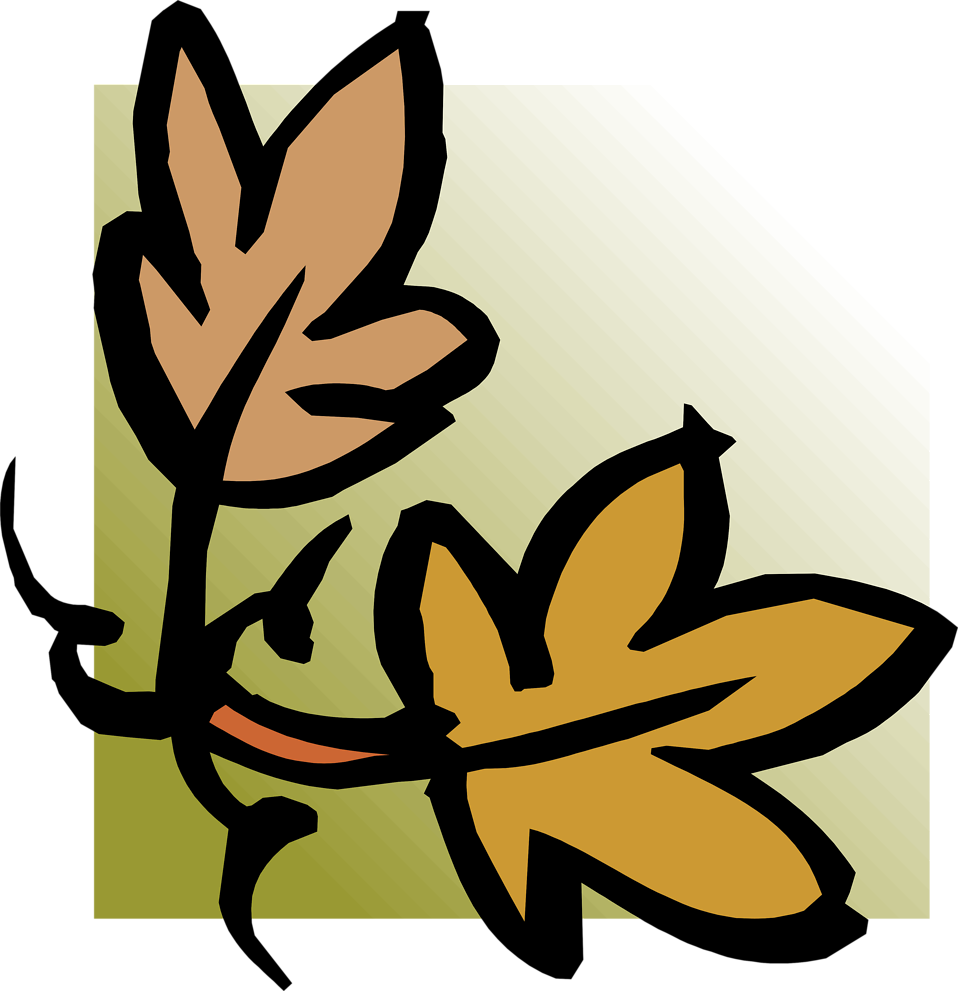 Fall Leaves Corner Clip Art Clipart Free - Fall Leaves Corner Clip Art Clipart Free (958x991)