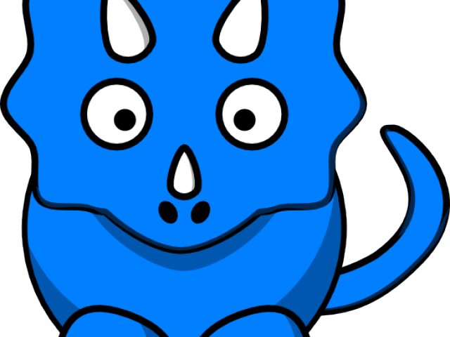 Dinosaurs Clipart Blue - Dinosaurs Clipart Blue (640x480)