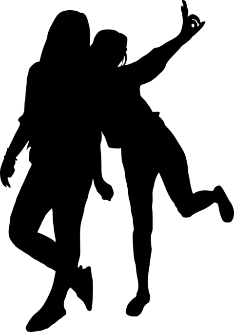 Girl Dancing Silhouette Png - Girl Dancing Silhouette Png (480x682)