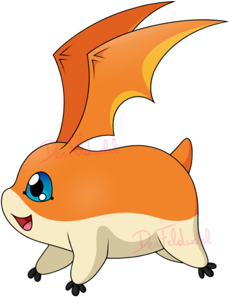Biyomon And Patamon - Biyomon And Patamon (500x610)