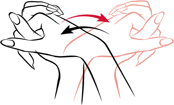 Clip Art Forearm Handshake - Clip Art Forearm Handshake (600x361)