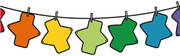Rainbow Cloth Pads Illustration - Rainbow Cloth Pads Illustration (600x300)
