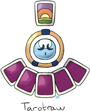 #152 Tarotraw Fortune Telling Pokemon - #152 Tarotraw Fortune Telling Pokemon (400x477)