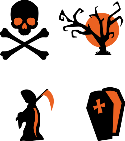 Halloween Elements Free Png Hq - Halloween Elements Free Png Hq (400x452)