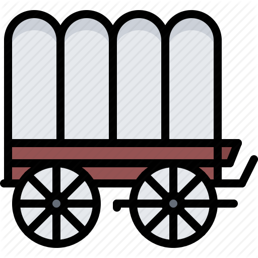 Wagon Vector Wild West - Wagon Vector Wild West (512x512)