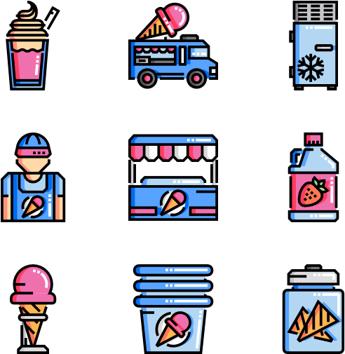 Ice Cream Shop - Ice Cream Shop (600x564)