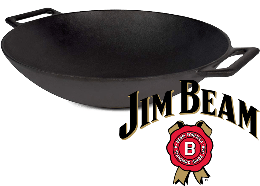Jim Beam 12'' Pre Seasoned Heavy Duty Construction - Jim Beam 12'' Pre Seasoned Heavy Duty Construction (864x864)