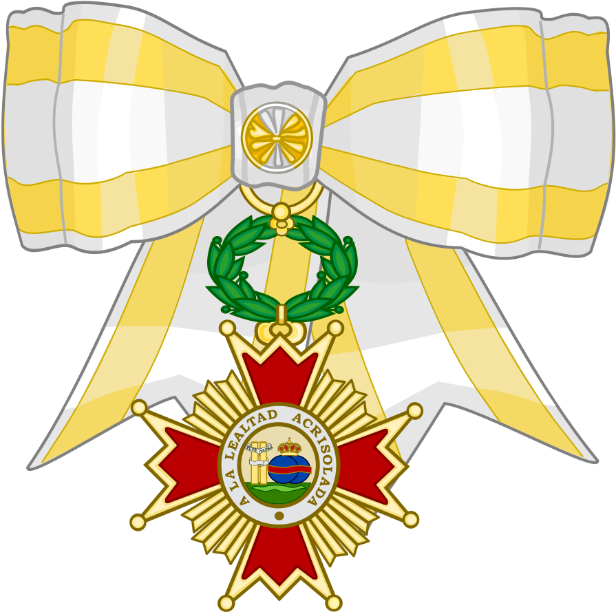 Optional Dame's Bow Of Officer Of The Order Of Isabella - Optional Dame's Bow Of Officer Of The Order Of Isabella (992x1024)
