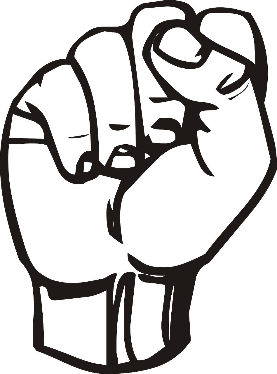 Sign Language Hand Gesture - Sign Language Hand Gesture (949x1280)