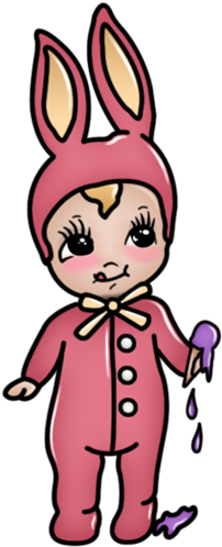 Baby, Buny, And Cry Baby Image - Baby, Buny, And Cry Baby Image (500x500)