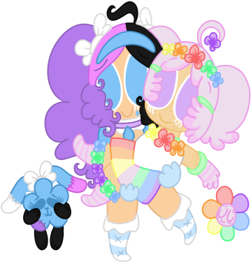 Crybaby Cookie And Flower Bud Cookie My Two Cookie - Crybaby Cookie And Flower Bud Cookie My Two Cookie (400x400)